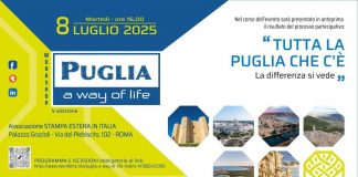 A Roma la V edizione di ‘Puglia, a way of life’ con il governatore Emiliano
