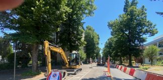 Viale Asiago, i lavori proseguono tra viale Carso e Piazzale Gramsci