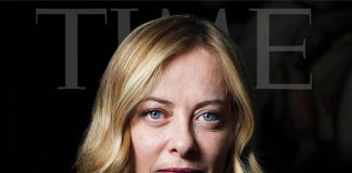 Giorgia Meloni sulla copertina del Time