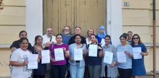 Studiare l’italiano per integrarsi: a Motteggiana festa per gli attestati agli stranieri