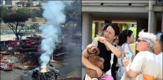 Esplosione a Roma, allarme aria. Protezione civile: “State a casa con finestre chiuse”