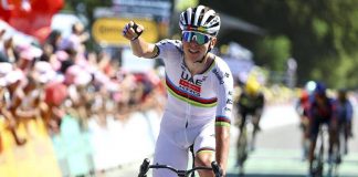 Tour, Pogacar vince la settima tappa in volata e torna maglia gialla