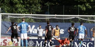 Napoli-Arezzo 0-2, campioni d’Italia k.o. in amichevole