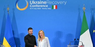 Meloni: “Ricostruzione Ucraina come Italia del boom”. Appello ai Volenterosi: “Occidente sia unito”