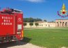 Palazzo Te, fumo dopo fiammata da una cabina elettrica: intervengono i Vigili del fuoco