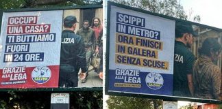 Roma, Lega contro Campidoglio: “Censura nostri manifesti su decreto Sicurezza, è bavaglio comunista”
