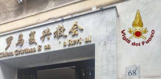 Roma, incendio in chiesa evangelica: un ferito grave