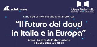Digitale: il futuro del cloud in Italia e in Europa, l’8 luglio confronto a Roma