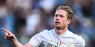 De Bruyne trascina il Napoli, ok il Bologna, pari per il Genoa