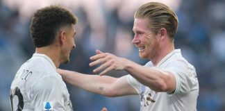 Napoli, buona la prima: McTominay e De Bruyne stendono il Sassuolo