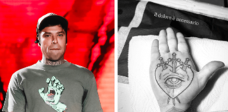 Fedez svela il significato del nuovo tatuaggio: “Il dolore è necessario”