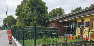 Borgo Virgilio, nuovo volto per la recinzione delle scuole medie e materna