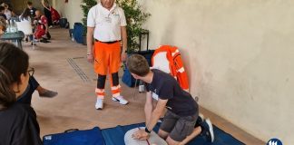 I volontari di Festivaletteratura a lezione di manovre salvavita con il corso di Areu