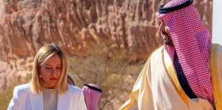 Israele-Gaza, Meloni sente bin Salman: “No all’escalation, pace giusta è solo con due Stati”