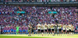 Minuto di silenzio per Diogo Jota, tifosi del Crystal Palace fischiano