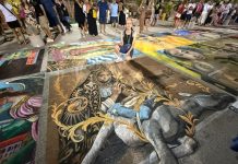 Madonnari, le gemelle Monzani trionfano a Grazie: Giulia vince il Concorso e Alice è prima tra i ‘qualificati’