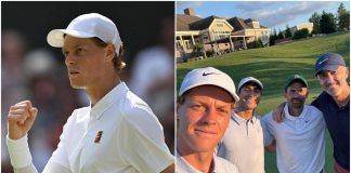 Sinner passione… golf: Jannik in campo con Vagnozzi e Cahill