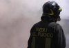 San Benedetto, fiamme in un fienile: due squadre dei Vigili del Fuoco al lavoro