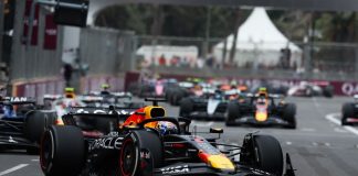 Verstappen trionfa in Azerbaijan, out il leader Piastri