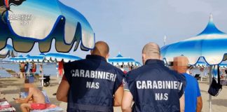 In estate controlli Nas in tutta Italia, irregolarità al 37%