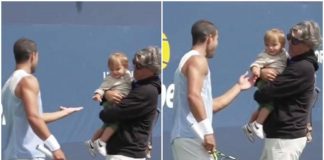 Us Open, Alcaraz stringe la mano a… baby Musetti