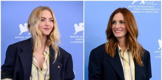Julia Roberts presta i vestiti ad Amanda Seyfried, la scelta sostenibile a Venezia