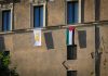 Bandiera Palestina sul Campidoglio, il Comune di Roma: “Accanto fiocco giallo per ostaggi”