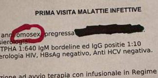 “Paziente omosex su referto”, denuncia di un 61enne. Asl: “Era documento riservato”