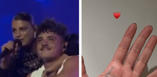 Emma a sorpresa sul palco con Olly, ma dimentica il testo: il ‘trucco’ è virale