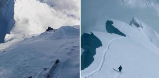 Con gli sci e senza ossigeno giù dall’Everest, l’impresa di Bargiel