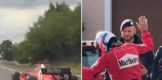 In autostrada con una Formula 1, arrestato il ‘pilota fantasma’