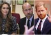 Harry, William e Kate omaggiano la regina Elisabetta ma non si incontrano