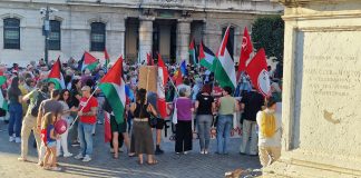 Due giorni di scioperi per Gaza, a Mantova presidio in piazza Martiri