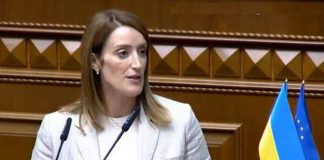 Ucraina, l’annuncio di Metsola: “Parlamento europeo aprirà sede permanente a Kiev”