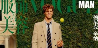 Sinner tra tennis e moda, si prende la copertina di Vogue Cina