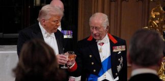 Trump al banchetto di Re Carlo: “Seconda visita di Stato tra i più grandi onori della mia vita”