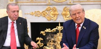 Trump incontra Erdogan e avverte Putin: “Molto deluso da lui, è momento di fermarsi. Gaza? Accordo vicino”