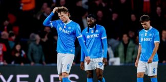 Allarme rosso in casa Napoli, clamoroso ko sul campo del Psv