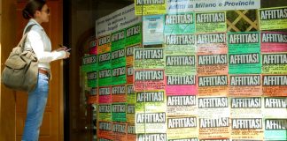 Affitti sempre più pesanti, le famiglie destinano in media il 31% del reddito