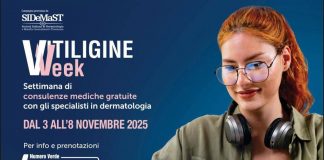Vitiligine Week dal 3 all’8 novembre, consulenze gratuite anche per gli adolescenti