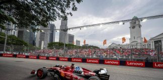 Ferrari, che confusione a Singapore: Leclerc ‘spinge’ Norris a muro in pit lane