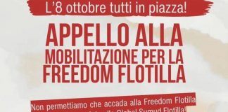 “L’8 ottobre tutti in piazza”, Freedom Flotilla invita a nuova mobilitazione