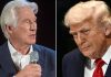 Richard Gere a Che tempo che fa: “Trump strano ma furbo”