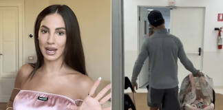 Giulia De Lellis torna a casa dopo il parto, le parole per Tony Effe: “Non mi ha mai lasciata”