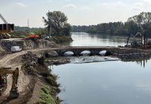 Raddoppio: in dirittura guado per nuovo ponte sull’Oglio. Poi il via alla pila centrale