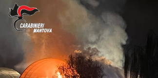 Motteggiana, un’ autocombustione all’origine del rogo che ha distrutto il fienile