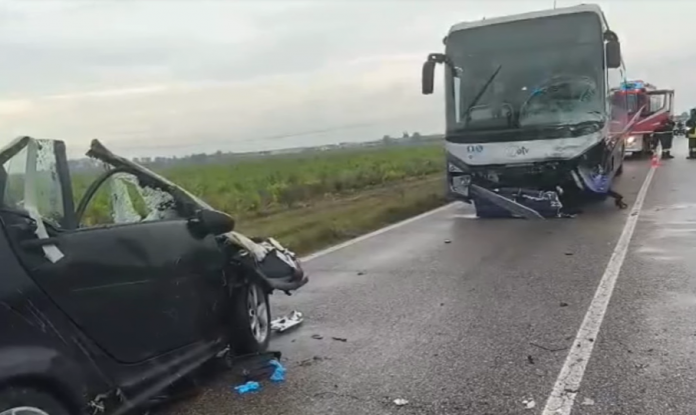 incidente Vigasio 1 auto bus
