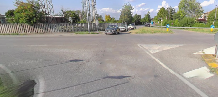 incrocio strada provinciale per Castelbelforte viale della Favorita