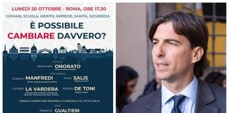 Centrosinistra, i ‘civici’ con Onorato a Roma il 20 ottobre: con Manfredi e Salis per ‘cambiare davvero’