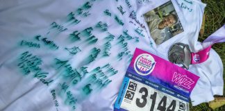 Cristian Raffaldi corre la maratona Padova-Venezia in memoria del collega scomparso Massimo Sarzi Amadè